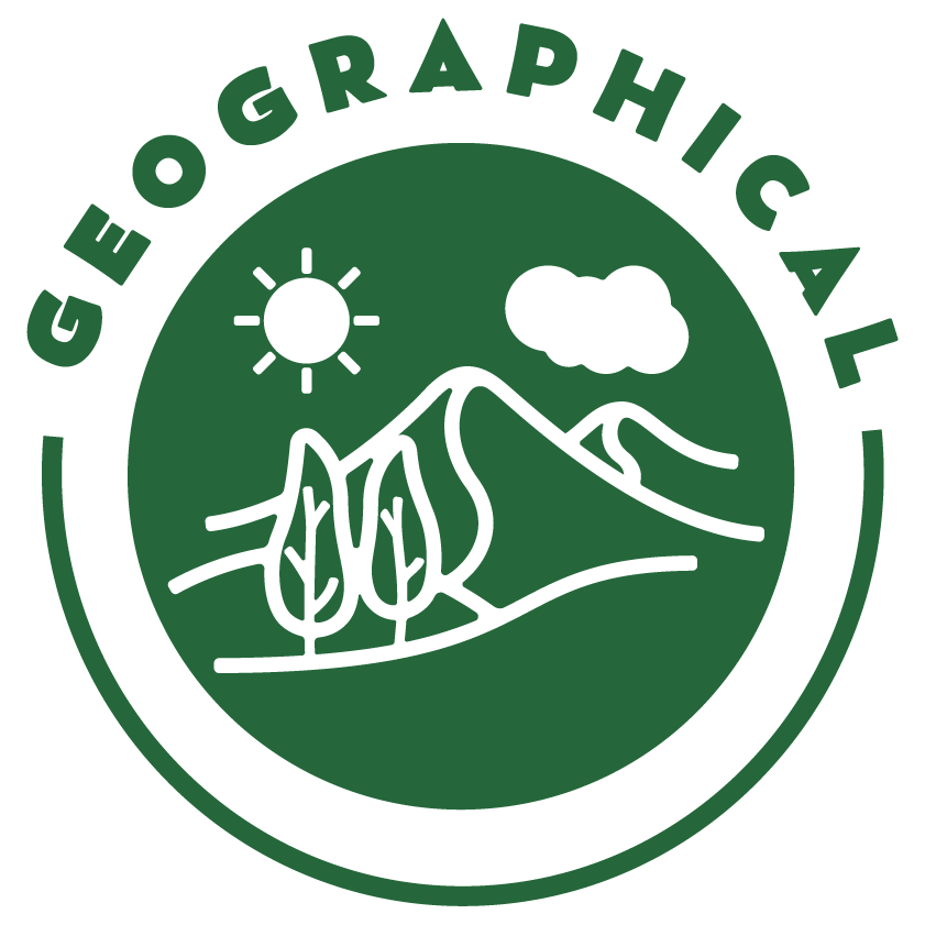 Geographical lens icon