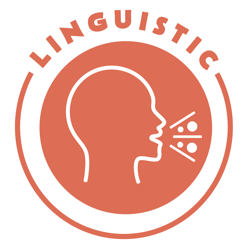 Linguistic lens icon