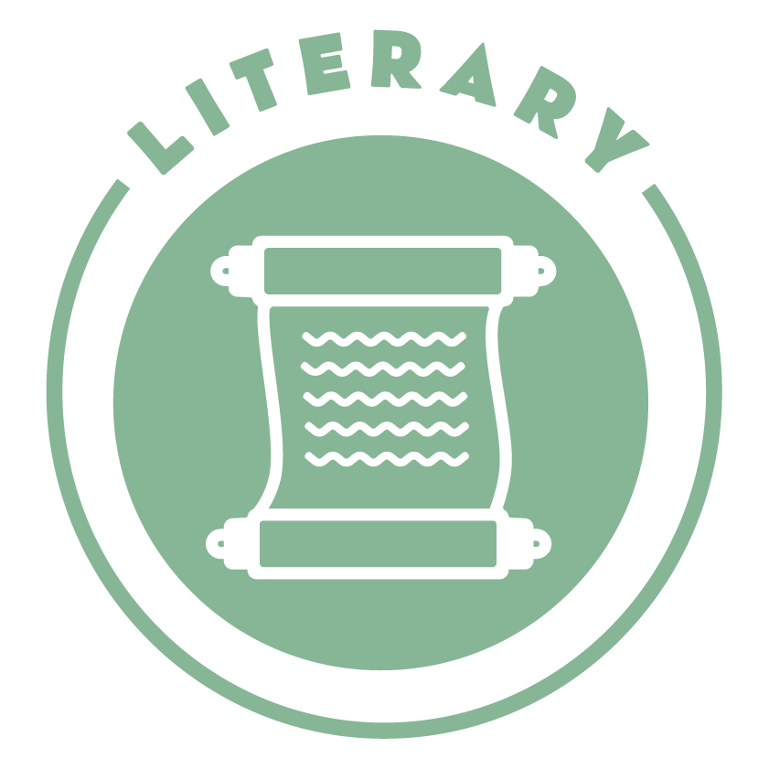 Literary lens icon